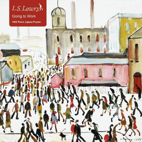 Adult Sustainable Jigsaw Puzzle L.S. Lowry: Going to Work: 1000-pieces. Ethical, Sustainable, Earth-friendly